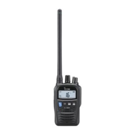 RADIO PORTÁTIL MARINO ICOM IC-M85, comercial en VHF, incluye los canales USA, INT, CAN, y del clima.