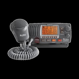 Radio móvil marino VHF clase D con antena interna de GPS, función de megafonía y grabador automático de 20 segundos de audio re