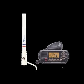 Kit de radio IC-M220 | mas antena marina de fibra de vidrio TX-5206-SYS y soporte para antena 4186 IC-M220/KIT5206
