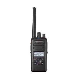 Radio Kenwood NX-3220-K2 VHF 136-174 MHz, 260 Canales, NXDN-DMR-Análogo, GPS, Bluetooth, IP67, 2 Pines, Incluye Batería-Antena-